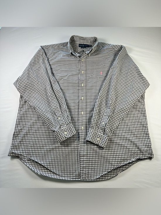 Ralph Lauren Other - Ralph Lauren Classic Fit Shirt Mens XXL Black White Check Gingham Cotton